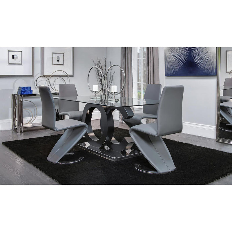 Aston - Dining Table - Black