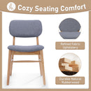 Voyager Upholstered Accent Chair With Splayed Legs And Wood Frame (Set of 2)