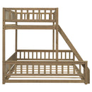 Bunk Bed With Ladder And Guardrails