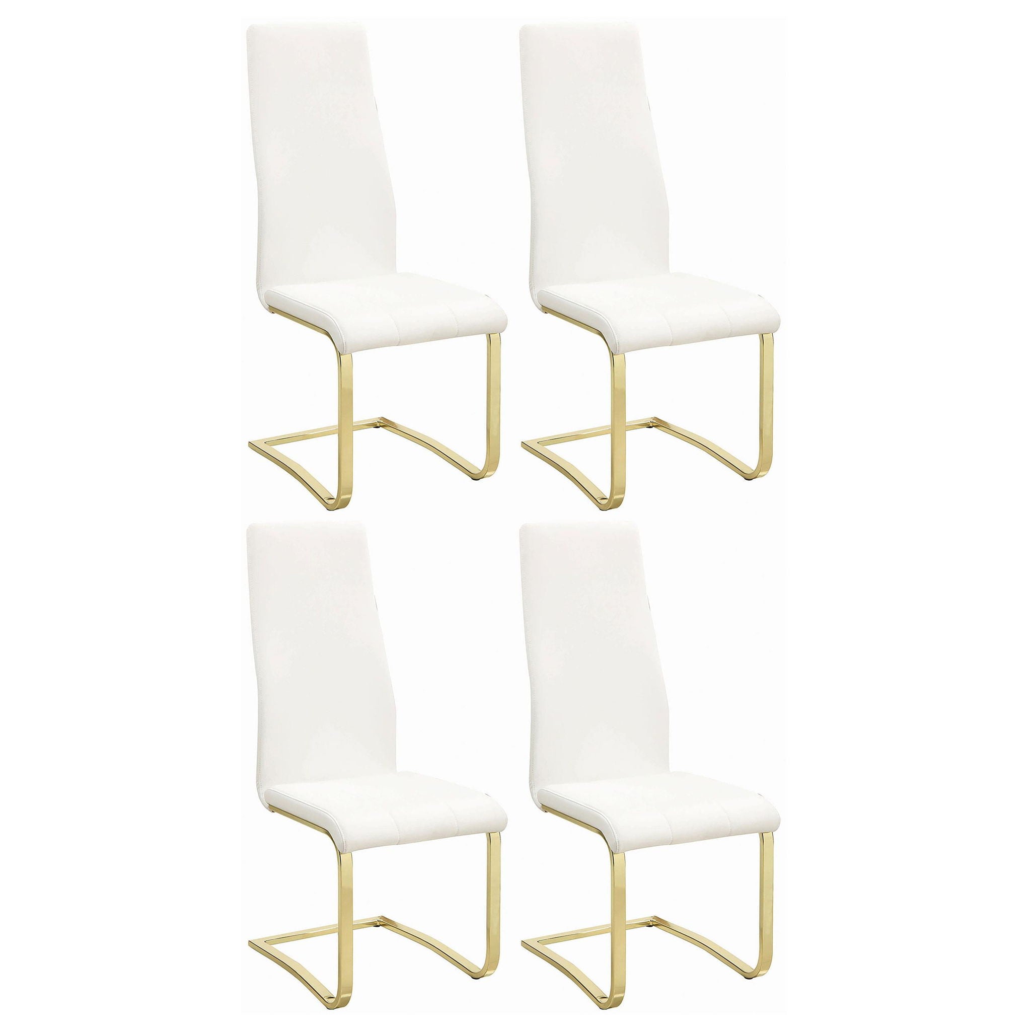 Montclair Upholstered Dining Side Chair White (Set of 4) - Atlantic Fine Furniture Melbourne FL
