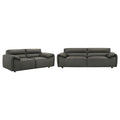 Buxton - Leather Upholstered Sofa Set
