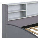 Luxurious Upholstered Platform Bed With Storage Drawers