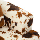 Modern Swivel Barrel Chair With Dual-Layer Cushion