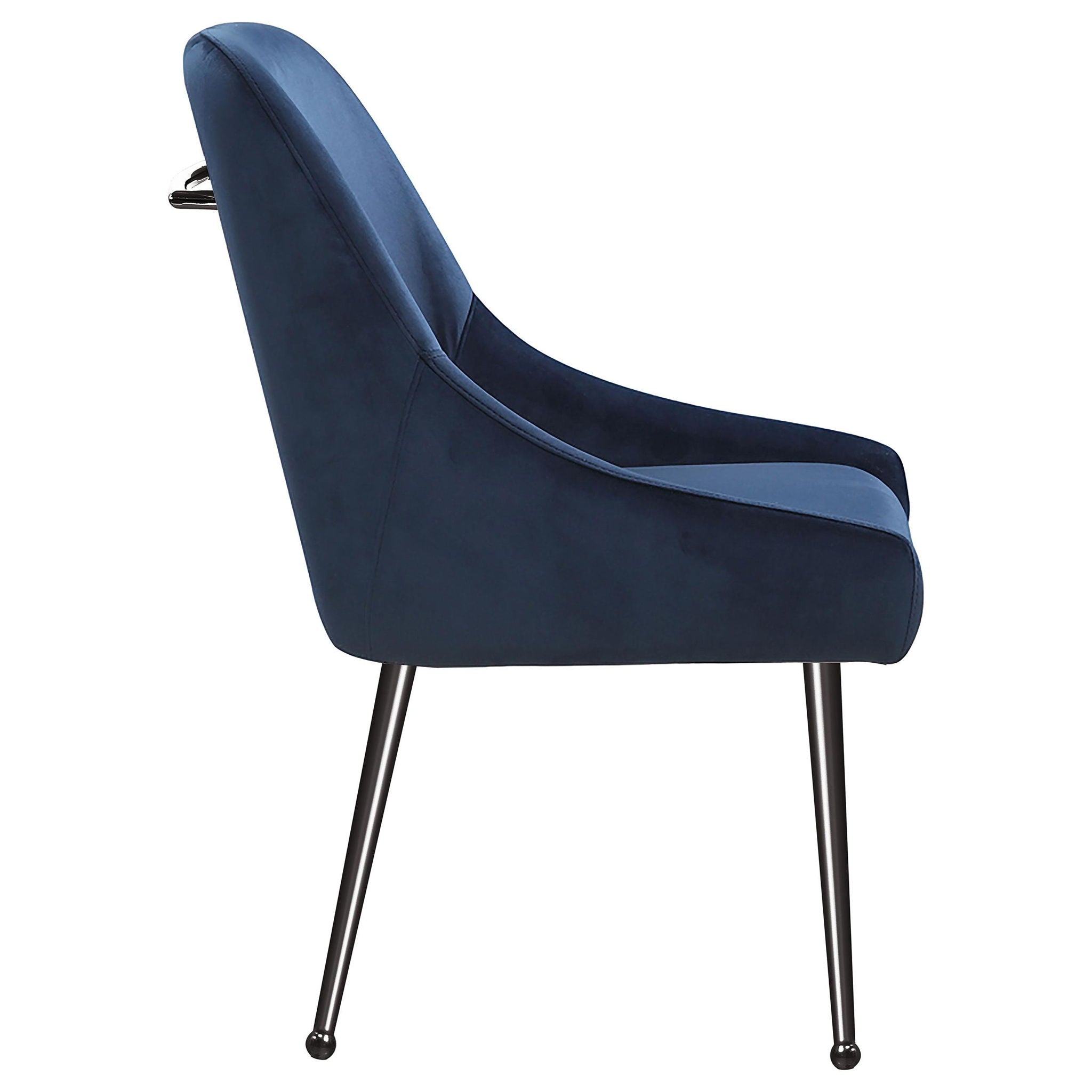 Mayette Upholstered Dining Side Chair Blue (Set of 2) - Atlantic Fine Furniture Melbourne FL