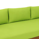 Claremont - 3 Seater Daybed Teak Acacia Wood Water Resistant Cushions