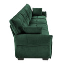 Modern Sofa & Pillows, Textured Cover, High Rebound Cushions