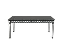 Varian II - Mirrored Dining Table - Black