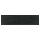 Borman - 4 Door Wood Accent Cabinet - Walnut And Black