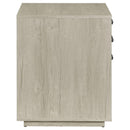 Loomis - 3-Drawer Home Office File Cabinet - Whitewashed Gray