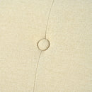 Contemporary Upholstered Club Chair With Button Tufting