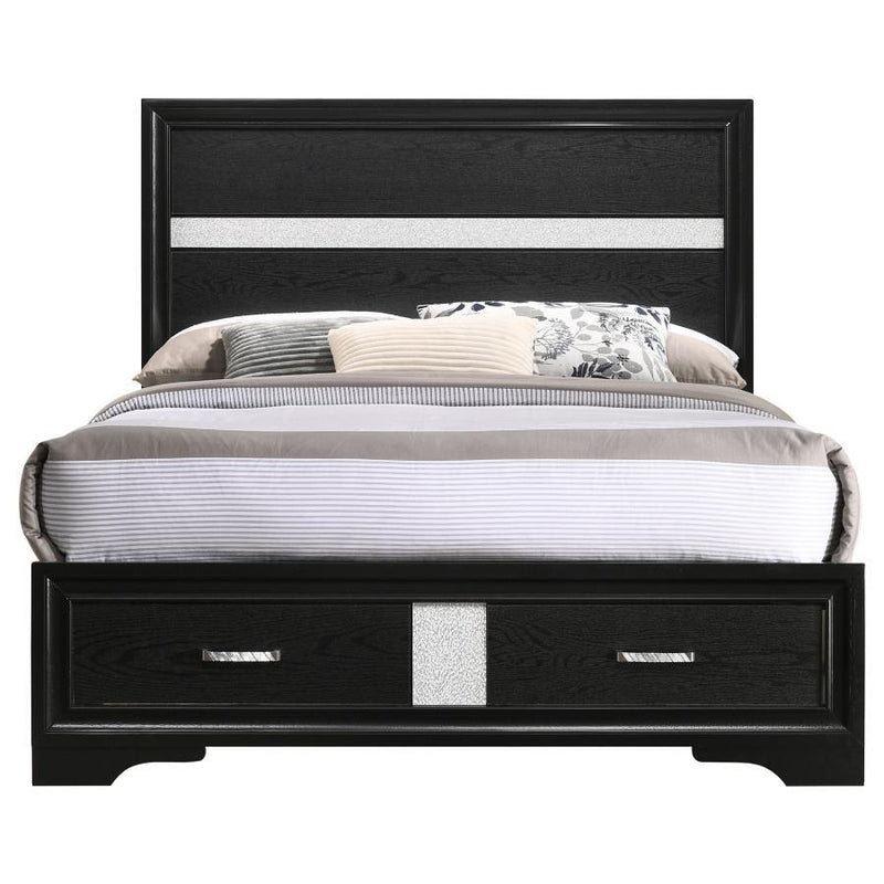 Miranda - Wood Storage Panel Bed