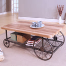 Francie - Coffee Table - Oak & Antique Gray