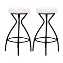 Modern Backless Bar Stools For Kitchen Island (Set of 2)