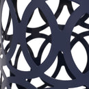 Outdoor Metal Large End Table, Modern Design