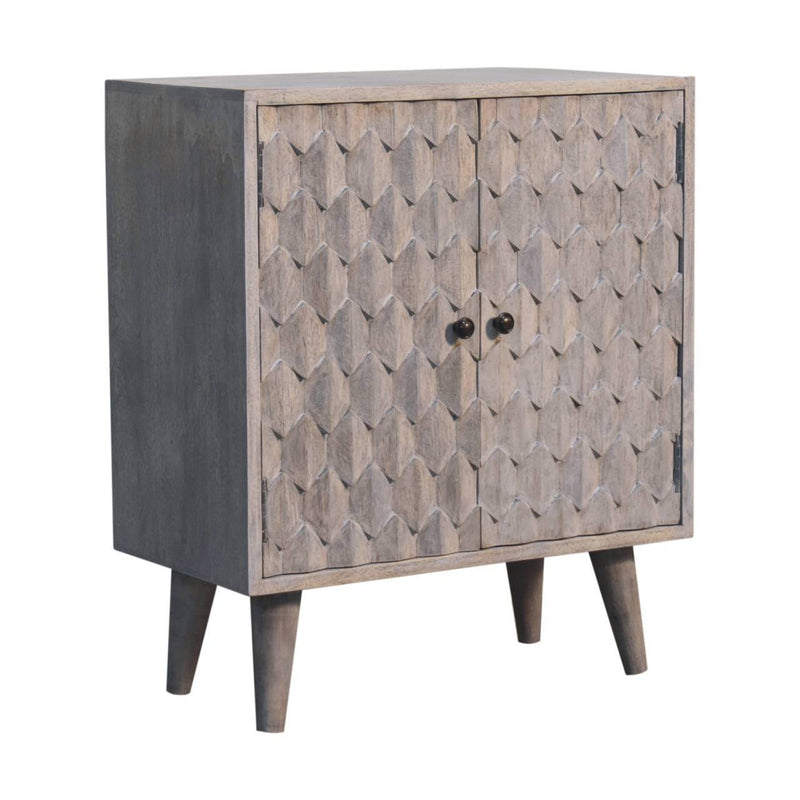 Mini Pineapple Carved Cabinet