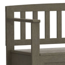 Brooklyn - Handcrafted Entryway Storage Bench