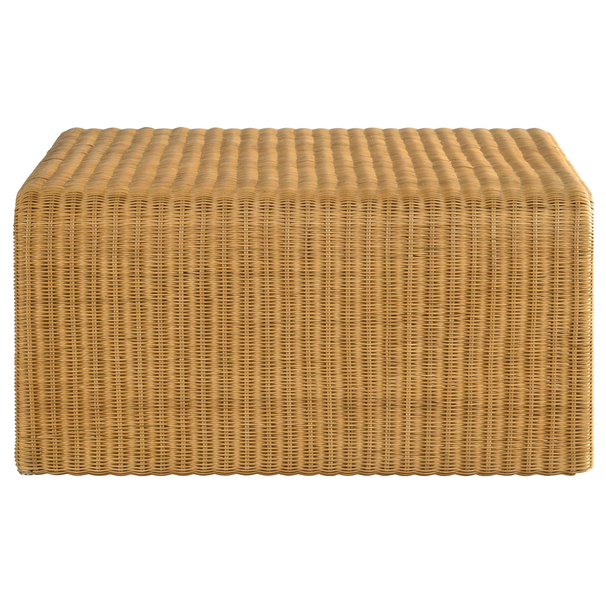 Cahya Square Woven Rattan Coffee Table Natural - Atlantic Fine Furniture Melbourne FL