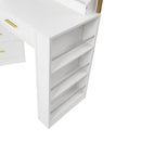 Modern 8 Drawer Dresser For Bedroom Ample Storage Wide Chest Of Drawers, Sturdy & Safe - White
