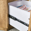 Hexagonal Coffee Table With Drawers - Wood