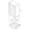 Robyn - 5-Drawer Bedroom Chest