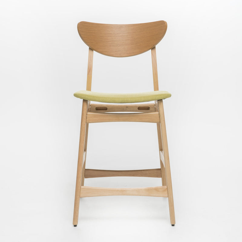 Retro Modern Counter Height Chair Set With Cushioned Seats
