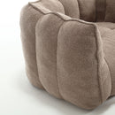 Soft Chenille Bean Bag Chair With High Resilient Foam