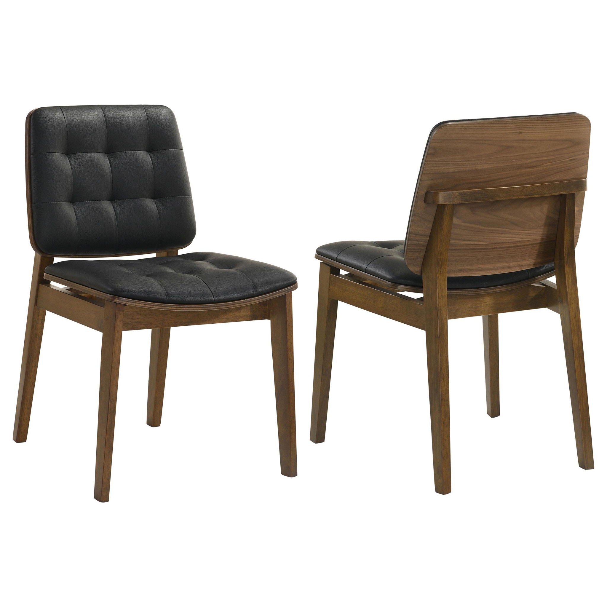 Redbridge Upholstered Dining Side Chair Walnut (Set of 2) - Atlantic Fine Furniture Melbourne FL