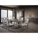 Leventis - 30" Dining Table - Weathered Gray