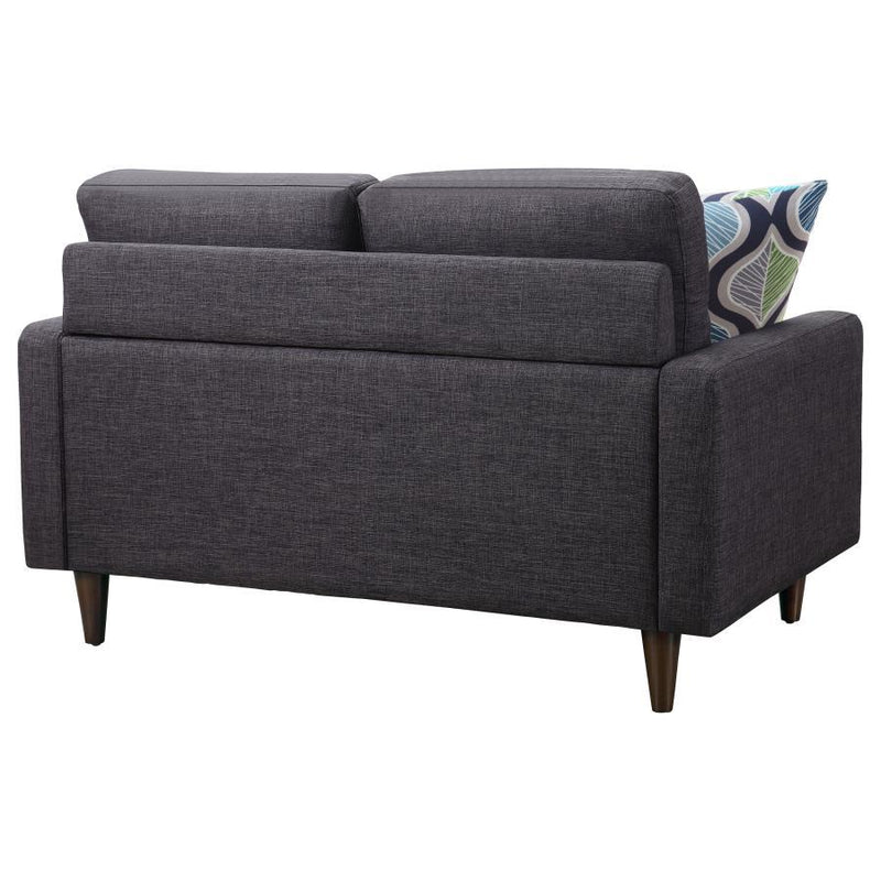 Watsonville - Tufted Back Loveseat - Gray