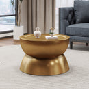 Sparling - Modern Iron Hourglass Coffee Table