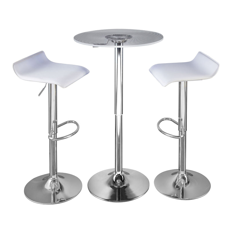 Spyra Ale - 3 Piece Contemporary Adjustable Bar With Up Set