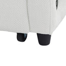 Loveseat Sofa Pull-Out Bed With Adjustable Backrest, 3 USB Ports And 2 Lumbar Pillows For Living Room