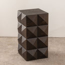 Side Table With 3D Embossed Pattern Design