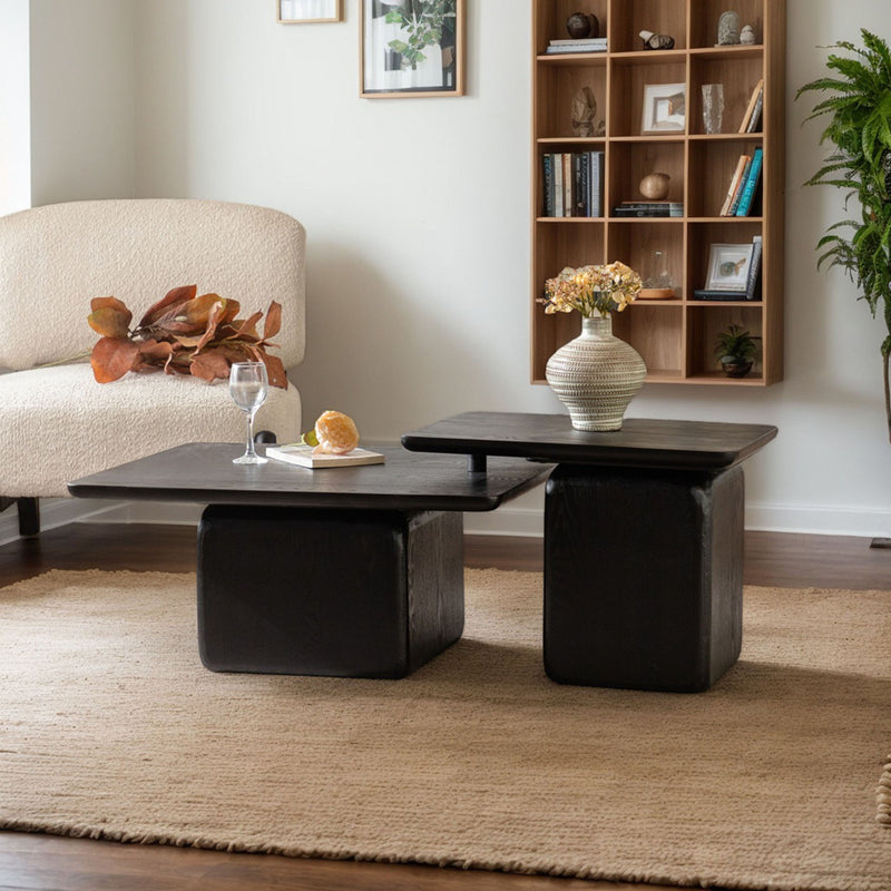 Square Coffee Table Set (Set of 2)