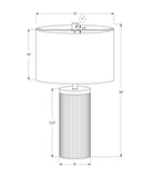 Lighting, Table Lamp, Concrete, Modern - Black