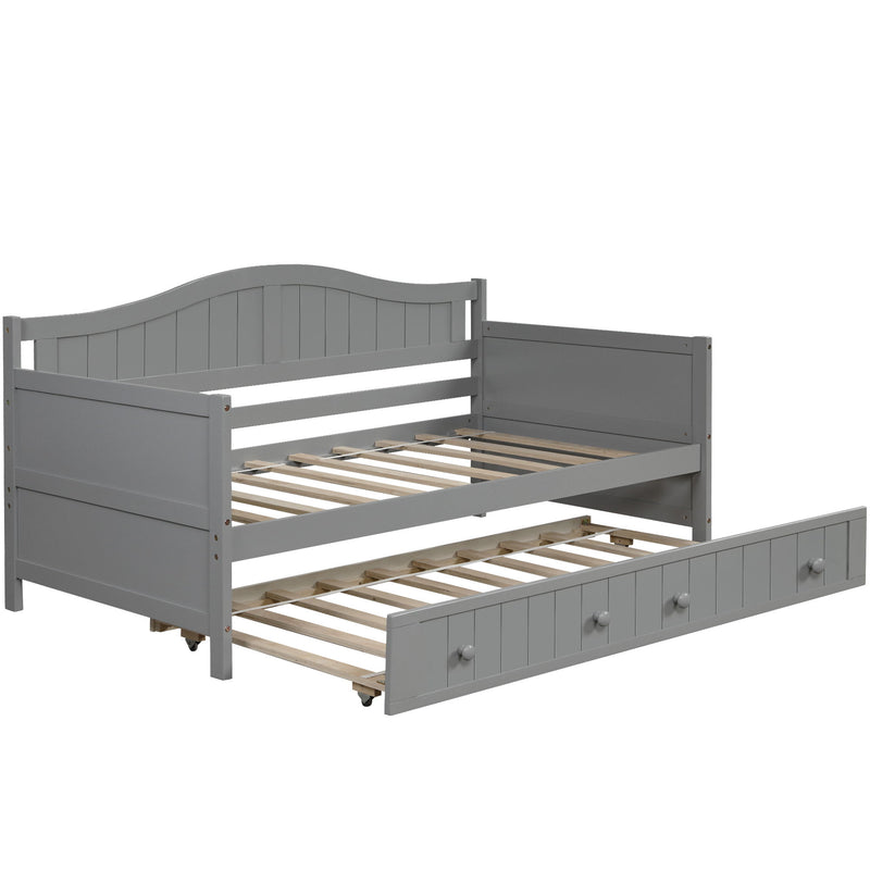 Wooden Daybed, Sofa Bed, No Box Spring Needed