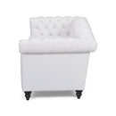 Chesterfield Style 3 Seater Sofa With Deep Button Tufting