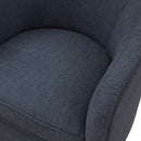 Miramar - Swivel Barrel Chair With Wooden Base