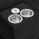 Modern U-Shaped Sectional Sofa With Storage Ottomans