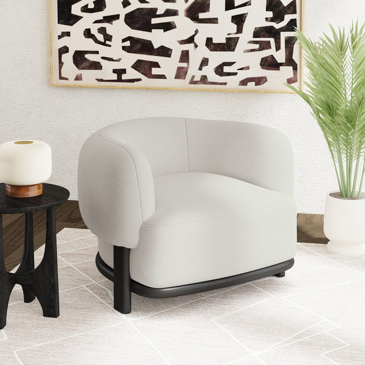 Sevilla Chair in Dark Green by Elements International, view 4
