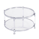Contemporary Round Tempered Glass Table