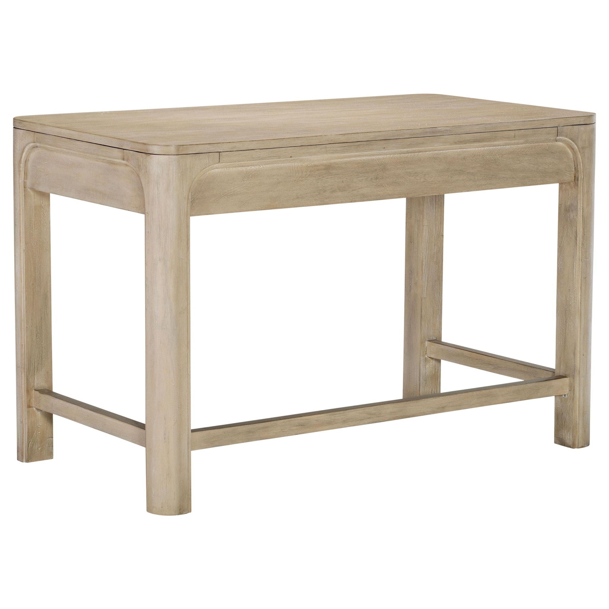 Solano 2-drawer Makeup Table Vanity Desk Weathered Mango