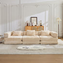 Convertible Floor Sofa Bed, Boneless Modular Sectional Sofa For Living Room