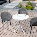 2 Piece Durable Single Chair With Mesh Hollow Out Design