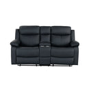 Blanche - Reclining Set With LED Lights With Pillow Top Arms