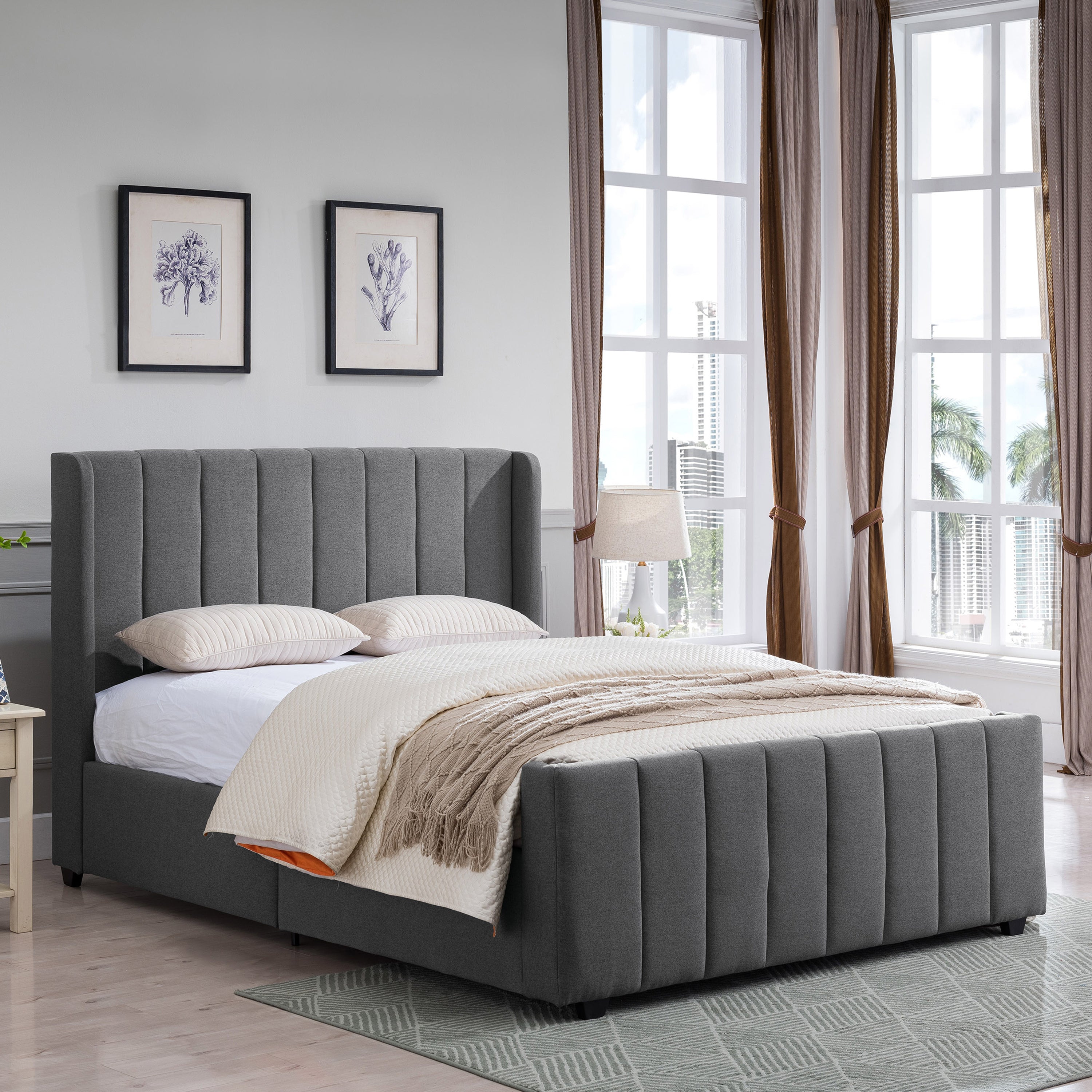 QUEEN SIZE UPH BED - Atlantic Fine Furniture Melbourne FL