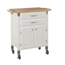 Dolly Madison - Kitchen Cart - Wood - Off-White