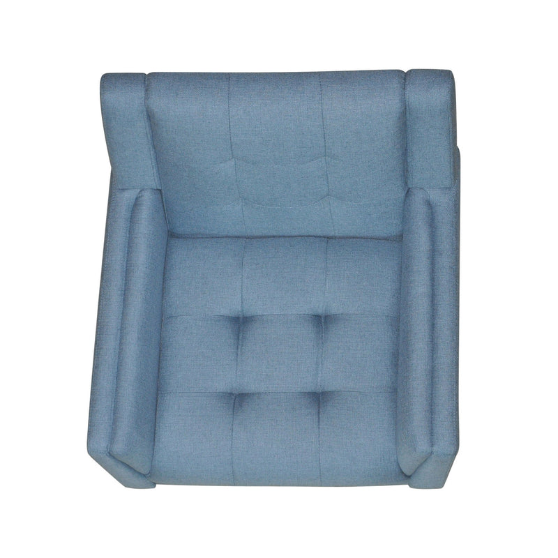 Luminaesque - Fabric Upholstered Armchair With Tufted Back