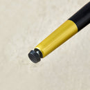 Modern 2 Tone Dining Chairs With Gold Decorated Legs (Set of 2) - White / Black