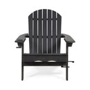 Zenithia - Outdoor Foldable Adirondack Chair With 2 Cup Holders